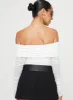 Fairburn Off The Shoulder Top White sold by Princess Polly