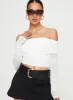 Fairburn Off The Shoulder Top White sold by Princess Polly