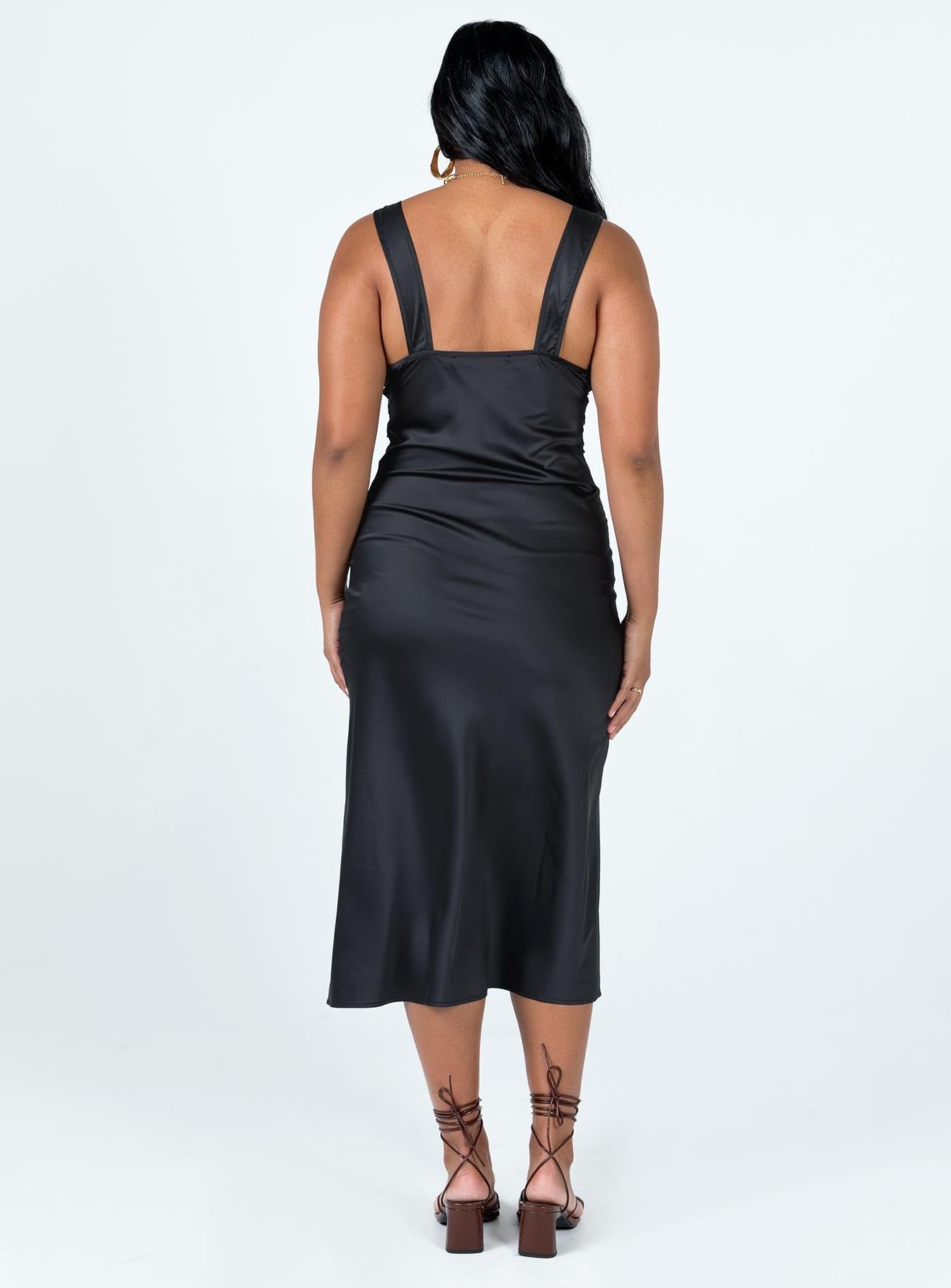 Bel Air Midi Dress Black sold by Princess Polly product image thumbnail 5