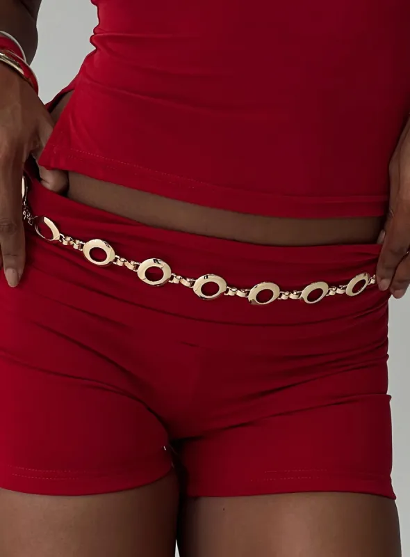 Jahnelle Belt Gold sold by Princess Polly