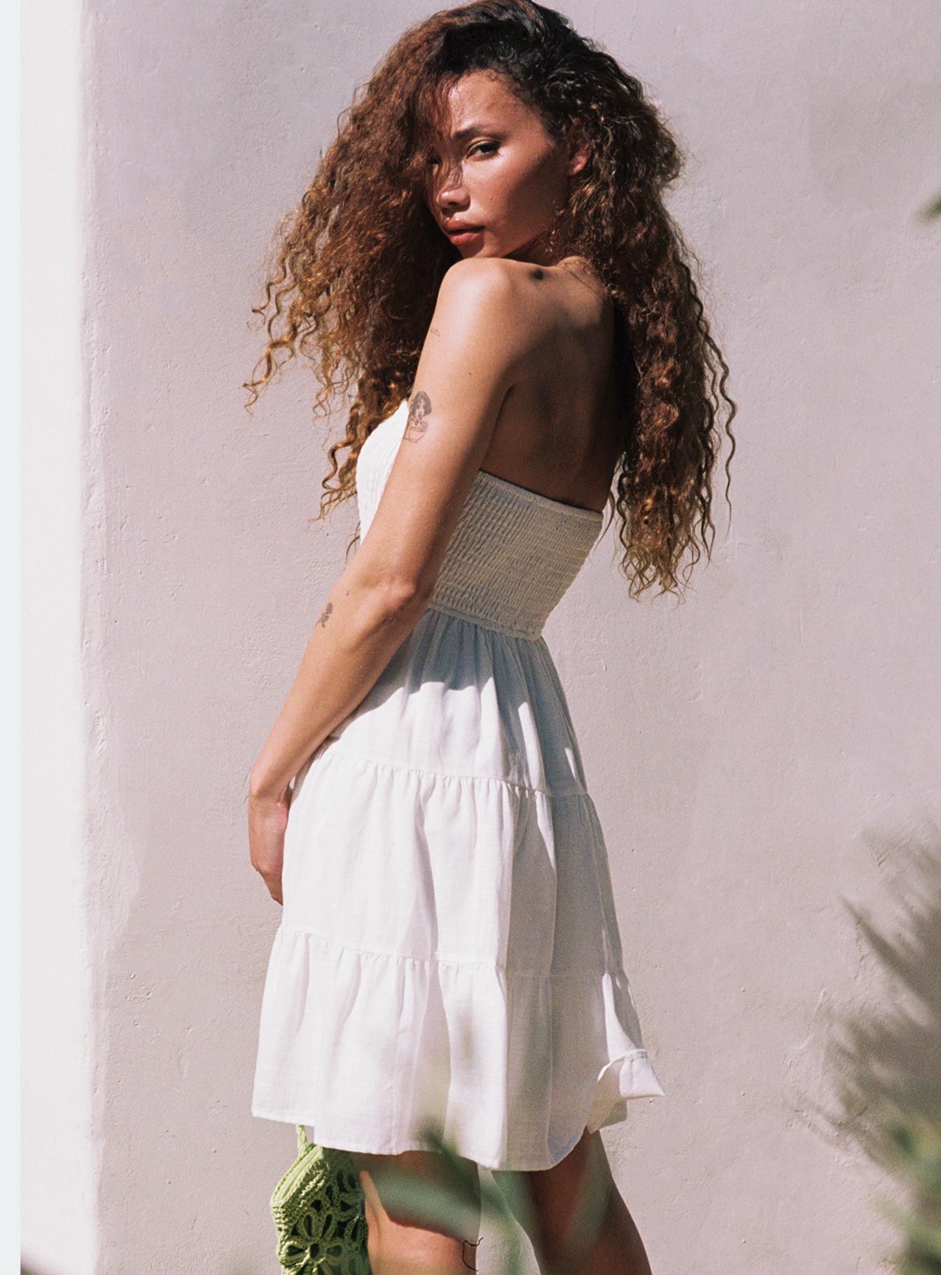 Fahy Strapless Mini Dress White sold by Princess Polly product image thumbnail 3