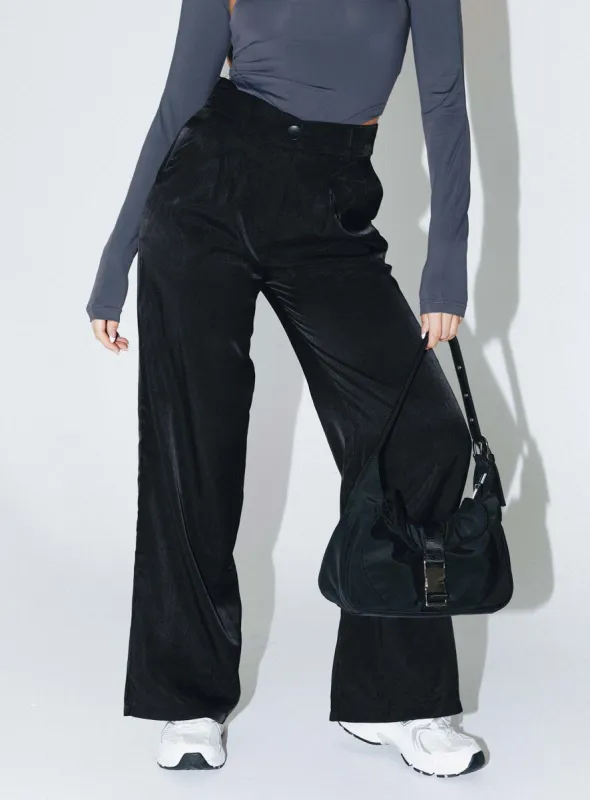 Kacey Pants Black Petite sold by Princess Polly