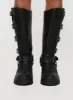 Buckle Up Now Boots Black sold by Princess Polly