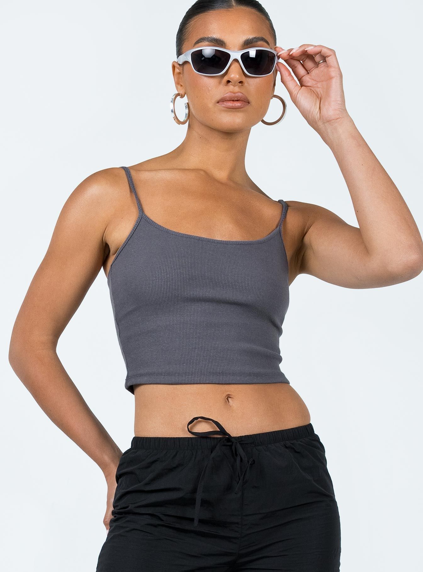 Tamiah Top Slate sold by Princess Polly