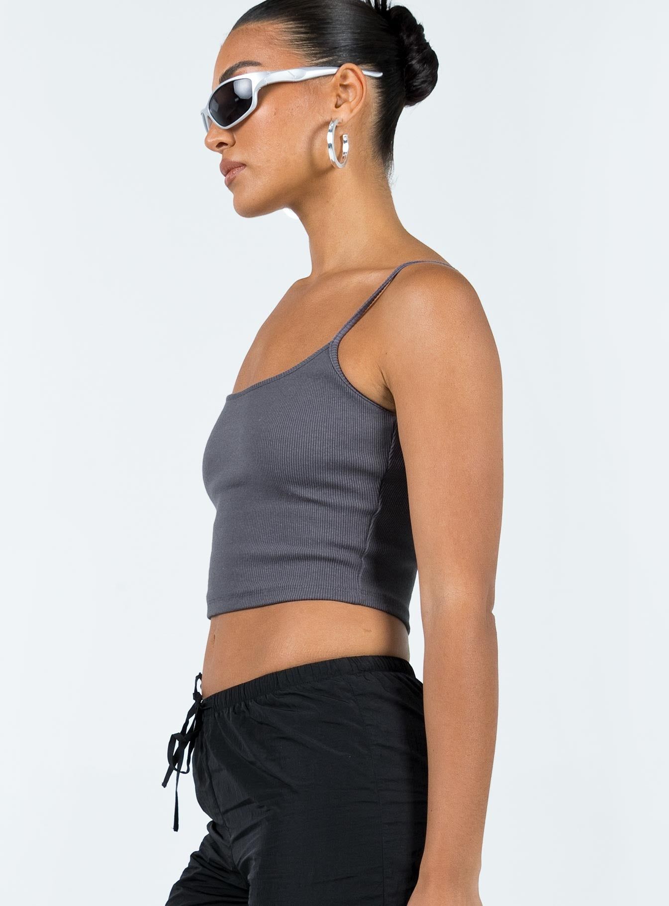 Tamiah Top Slate sold by Princess Polly product image thumbnail 3