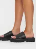 Therapy Raid Sandals Black sold by Princess Polly