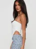 Golden Syrup Strapless Top White sold by Princess Polly
