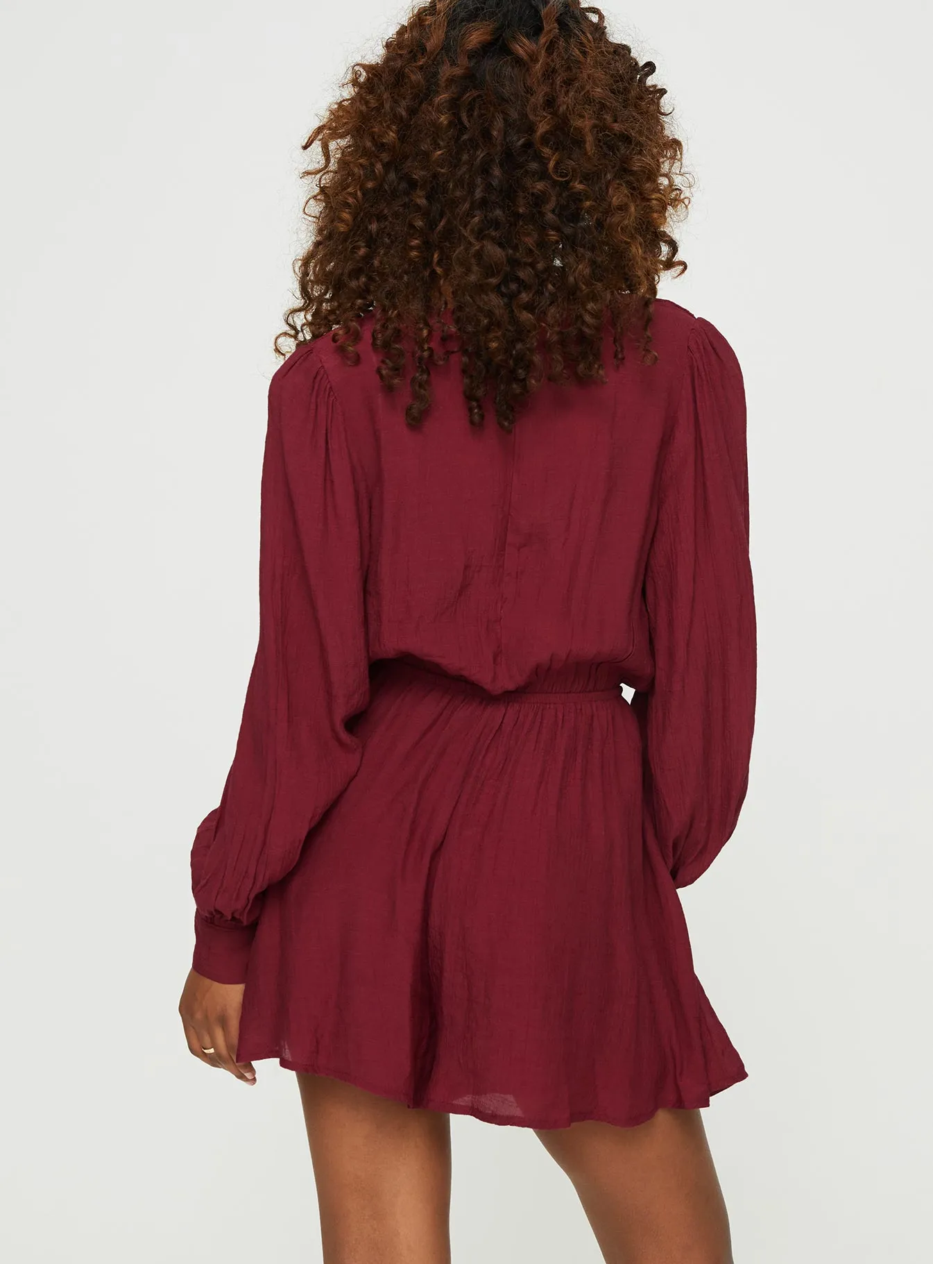 Moonscape Romper Burgundy sold by Princess Polly product image thumbnail 4