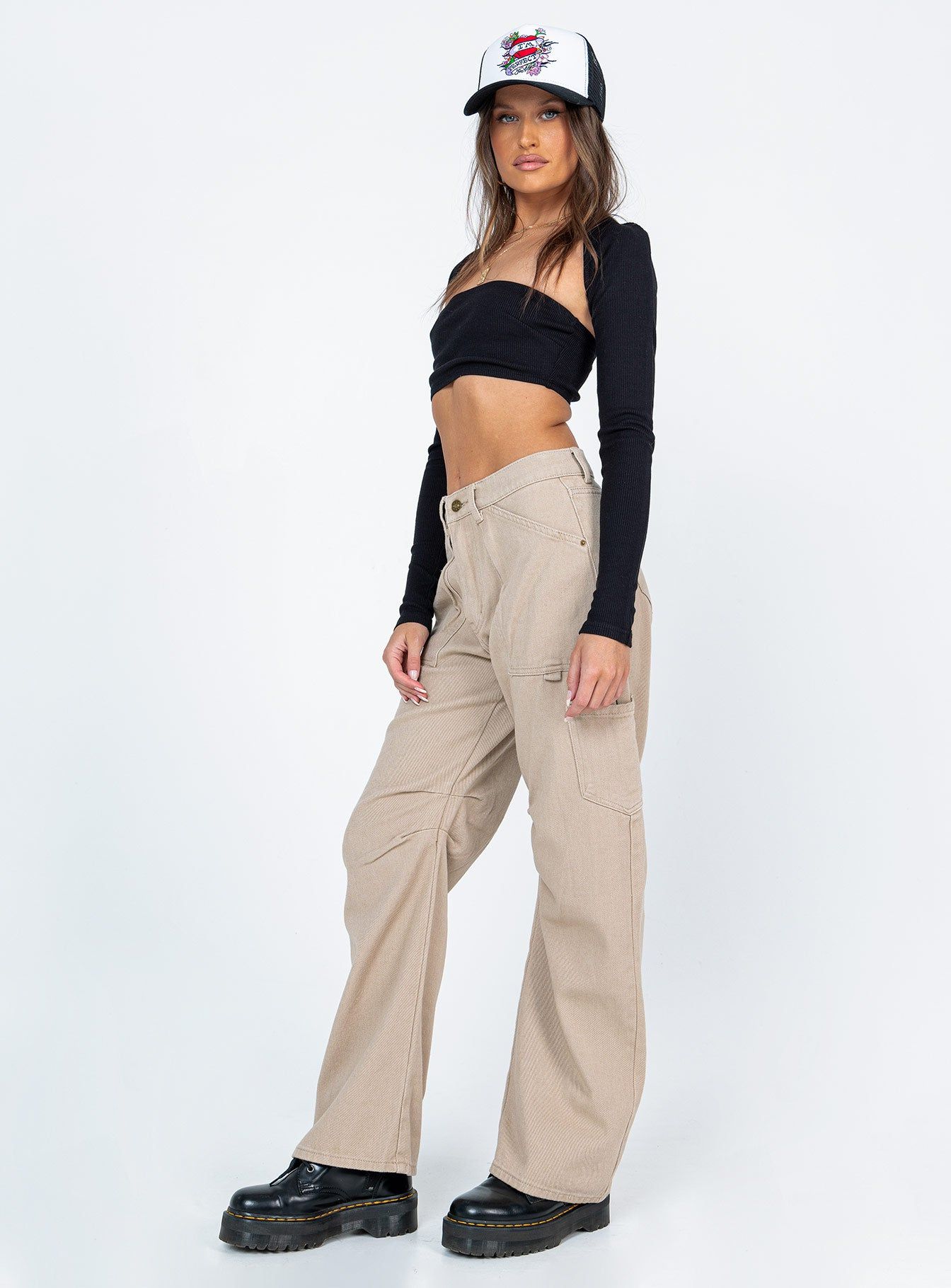 Miami Vice Pants Beige sold by Princess Polly product image thumbnail 5