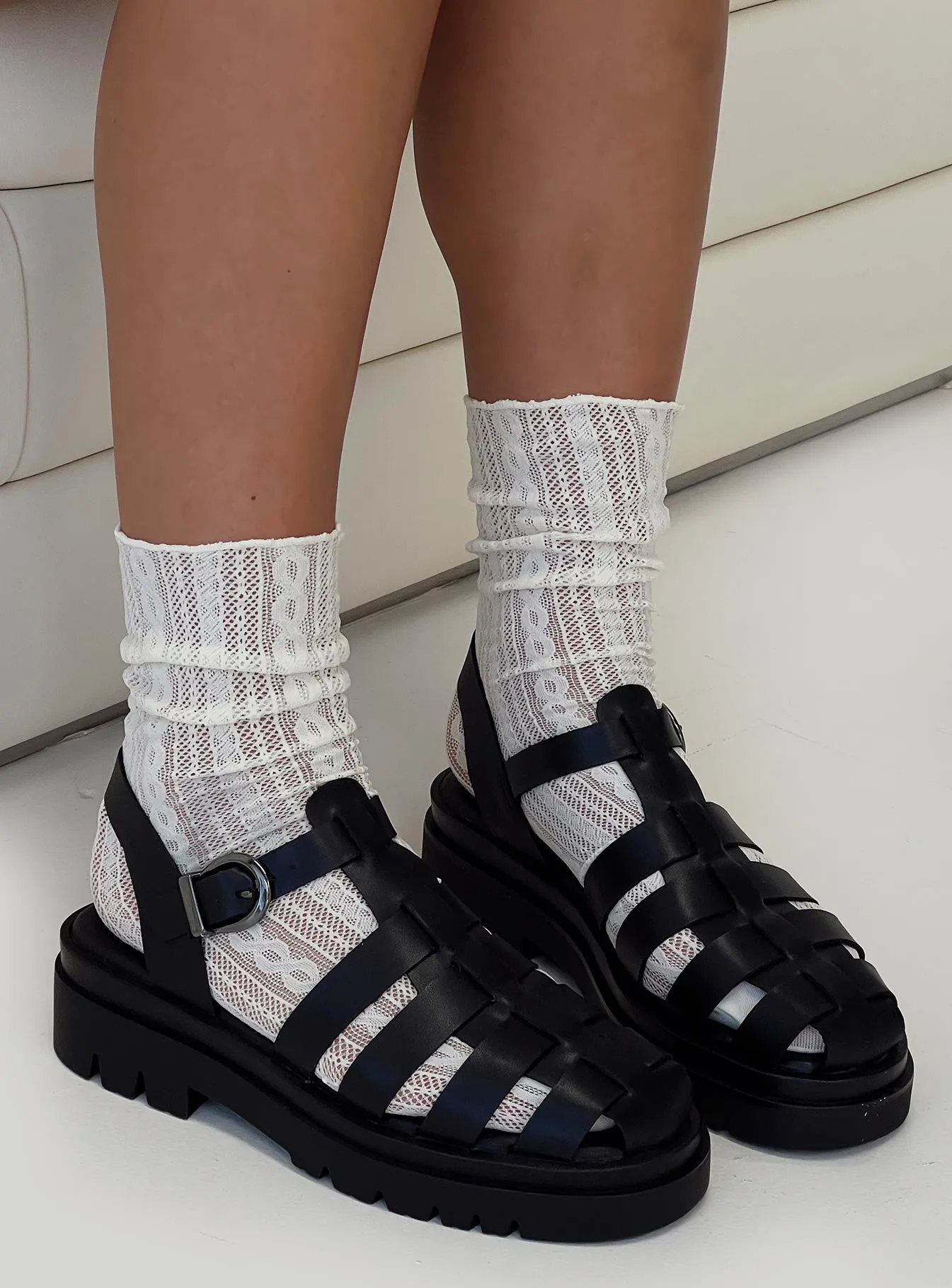 Ryland Sandals Black sold by Princess Polly