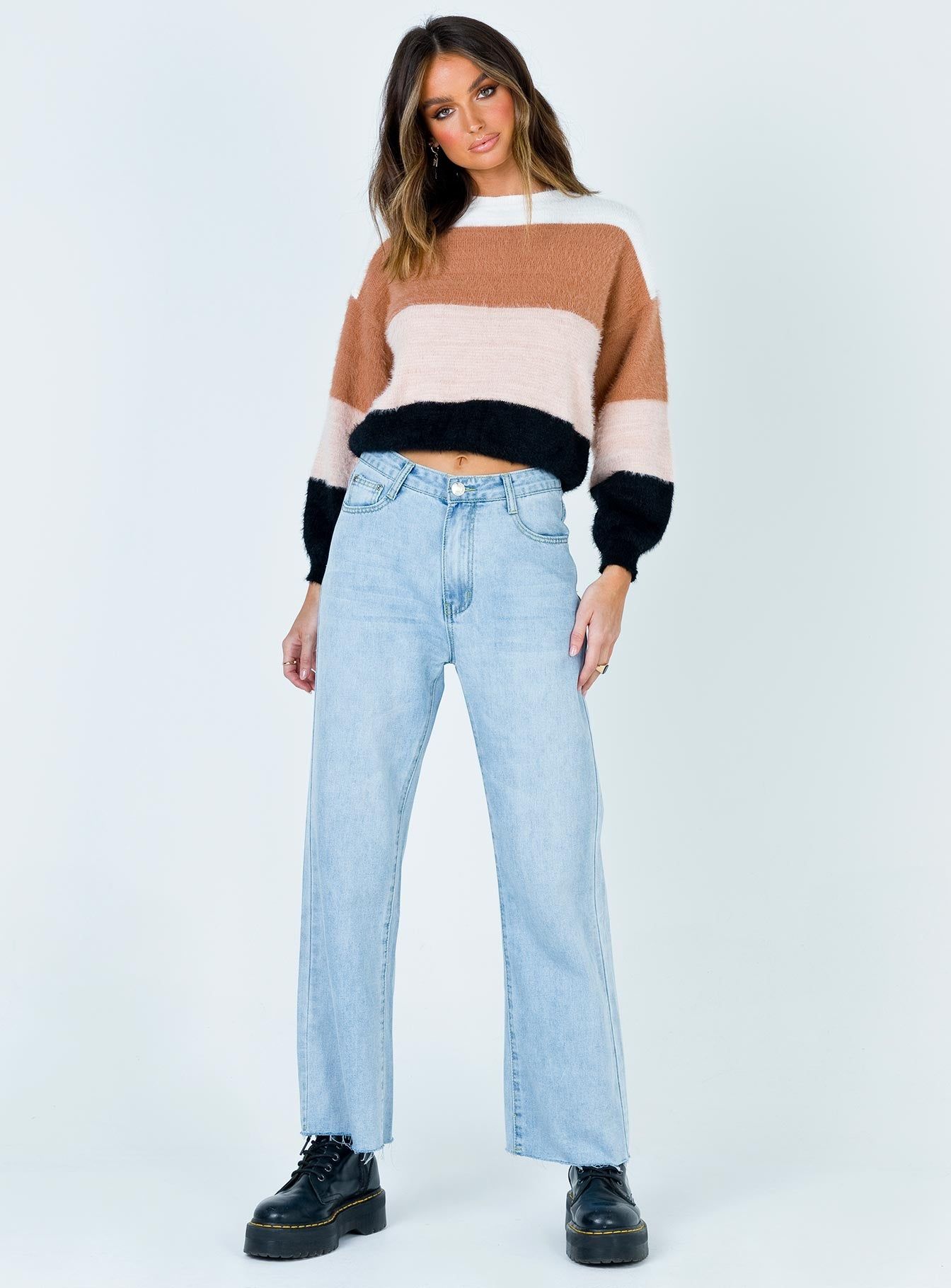 Petronilla Crewneck Sweater Multi sold by Princess Polly product image thumbnail 3