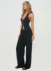 Felipe Linen Blend Pants Black sold by Princess Polly
