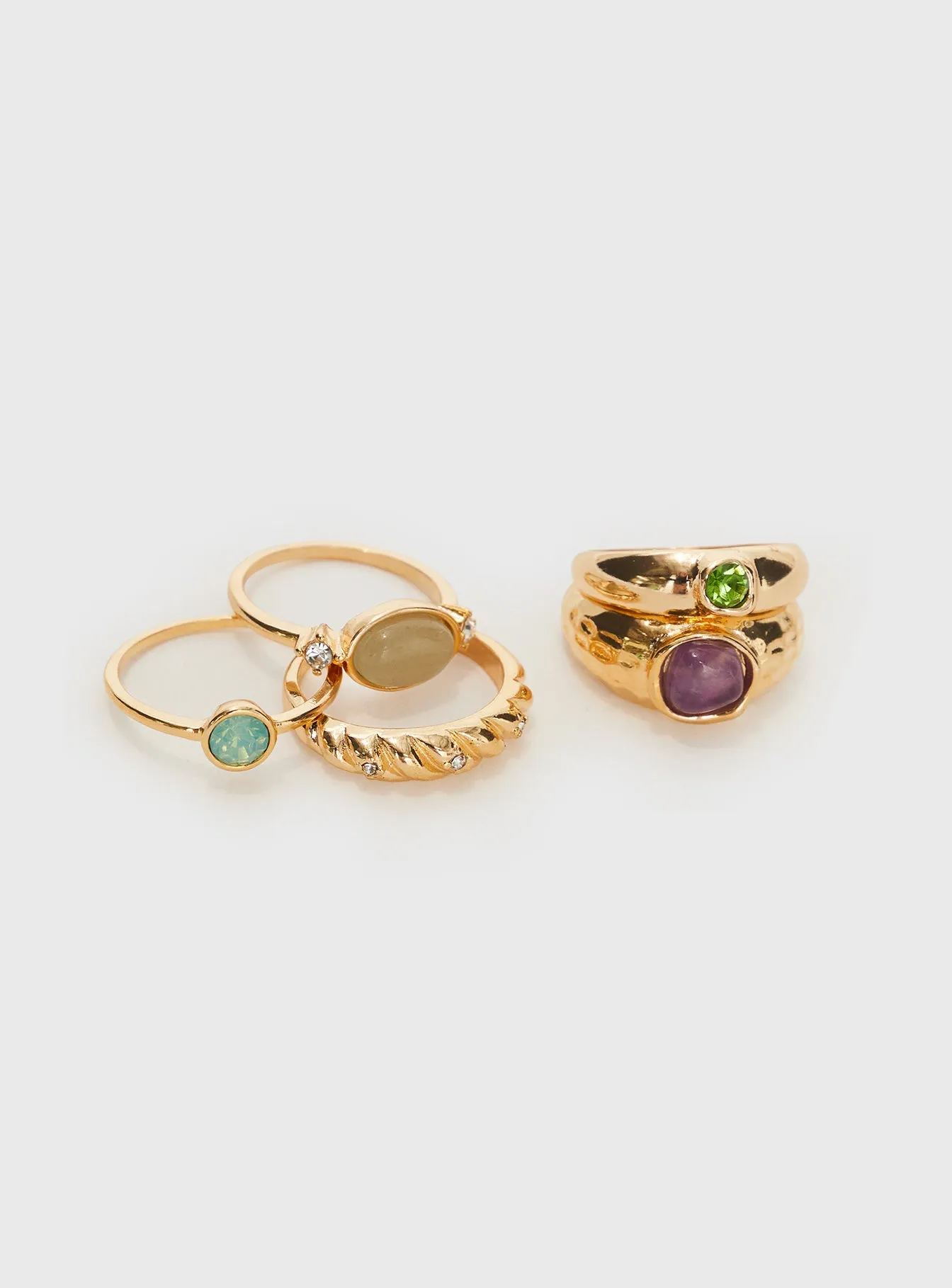 Mcvicar Ring Pack Gold sold by Princess Polly product image thumbnail 3