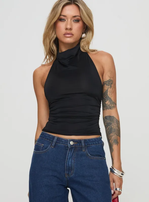 Giggle Top Black sold by Princess Polly