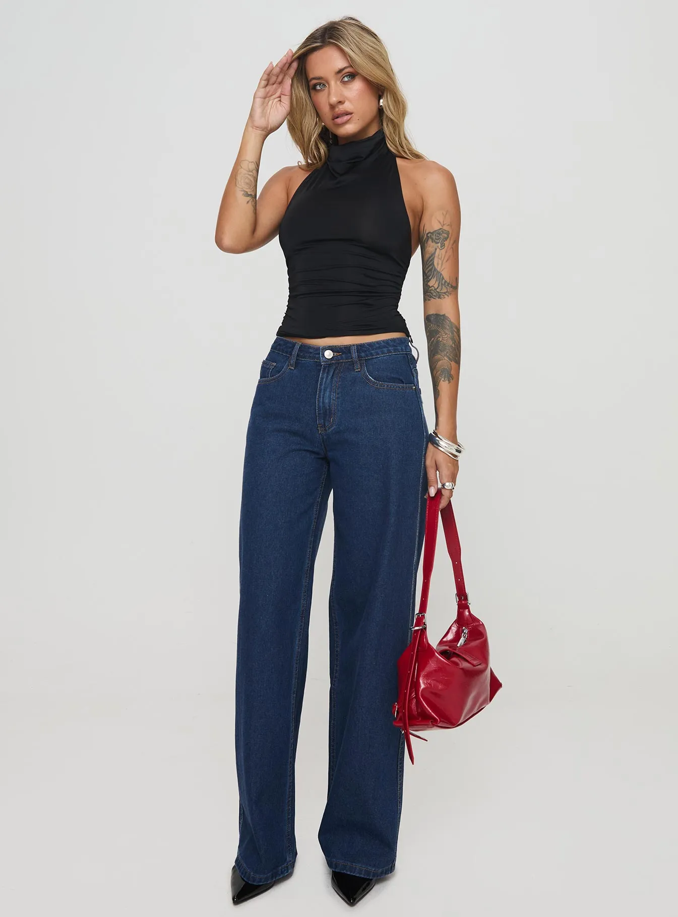 Giggle Top Black sold by Princess Polly product image thumbnail 2