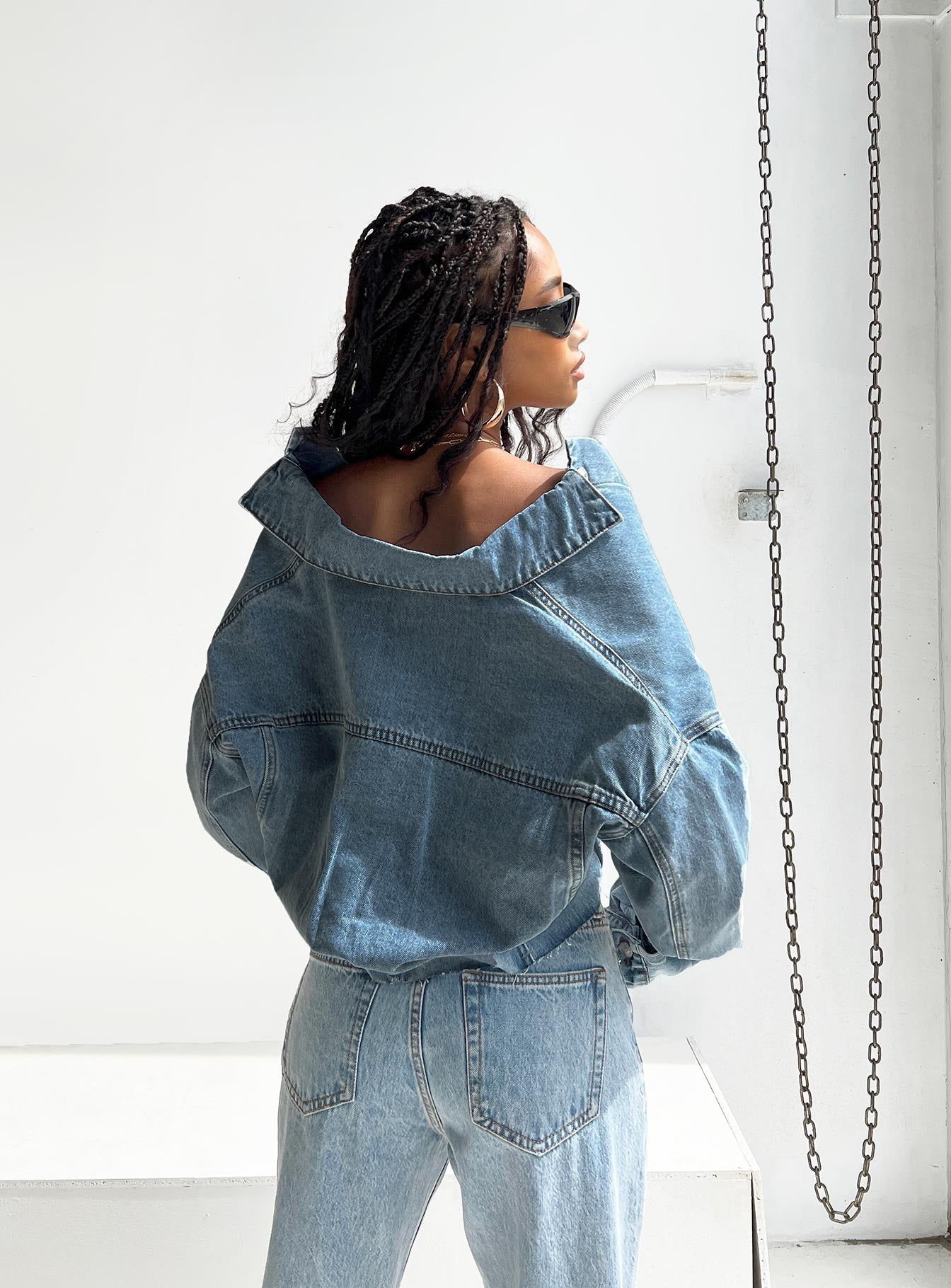 Central Denim Jacket sold by Princess Polly product image thumbnail 3