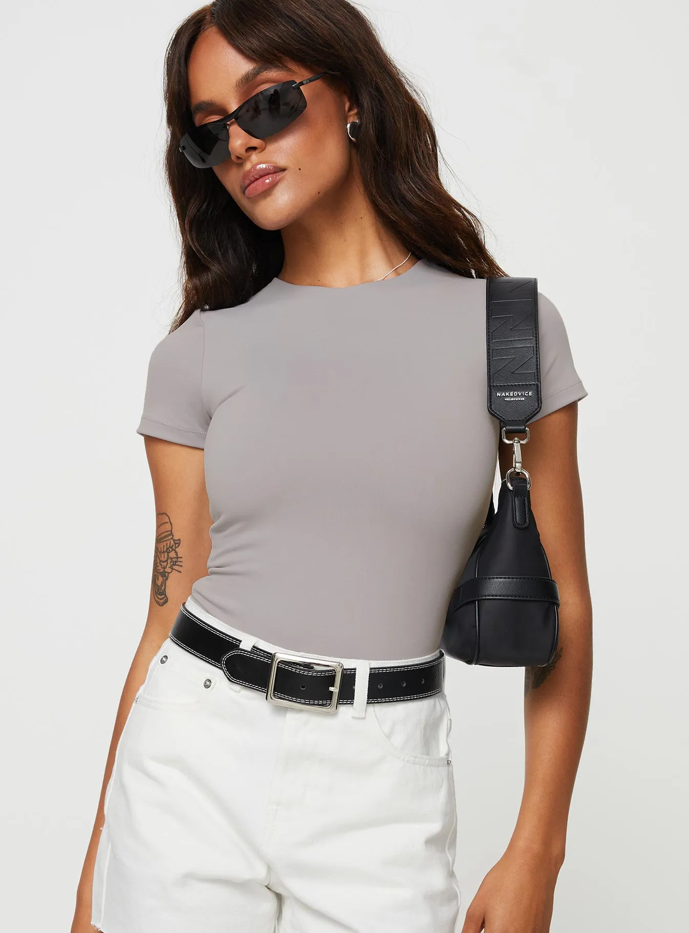 Attice Bodysuit Soot sold by Princess Polly product image thumbnail 2