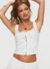 Traycie Corset Top White sold by Princess Polly