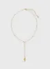 Leonidas Lariat Necklace Gold sold by Princess Polly