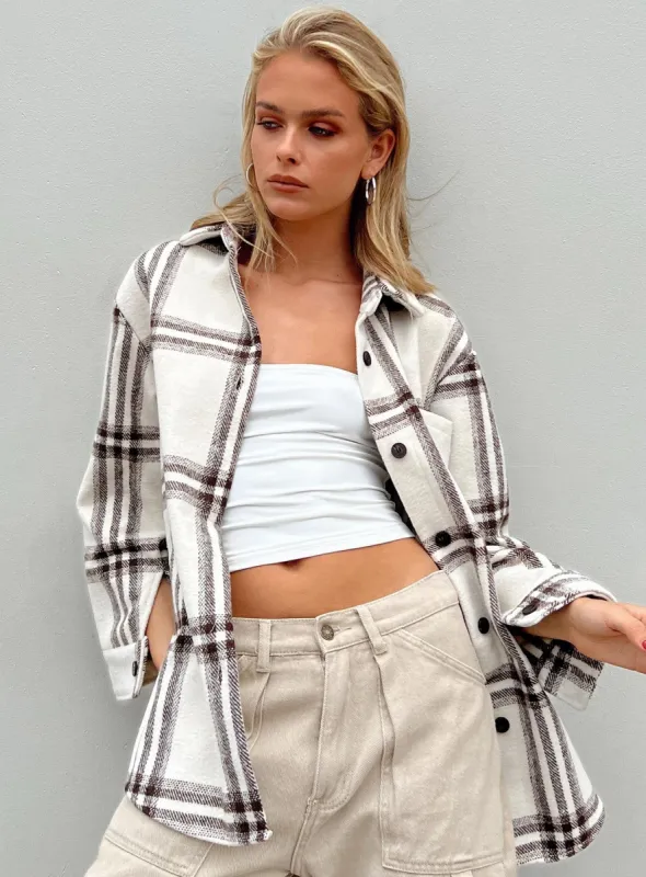 Hatcha Shirt Cream sold by Princess Polly