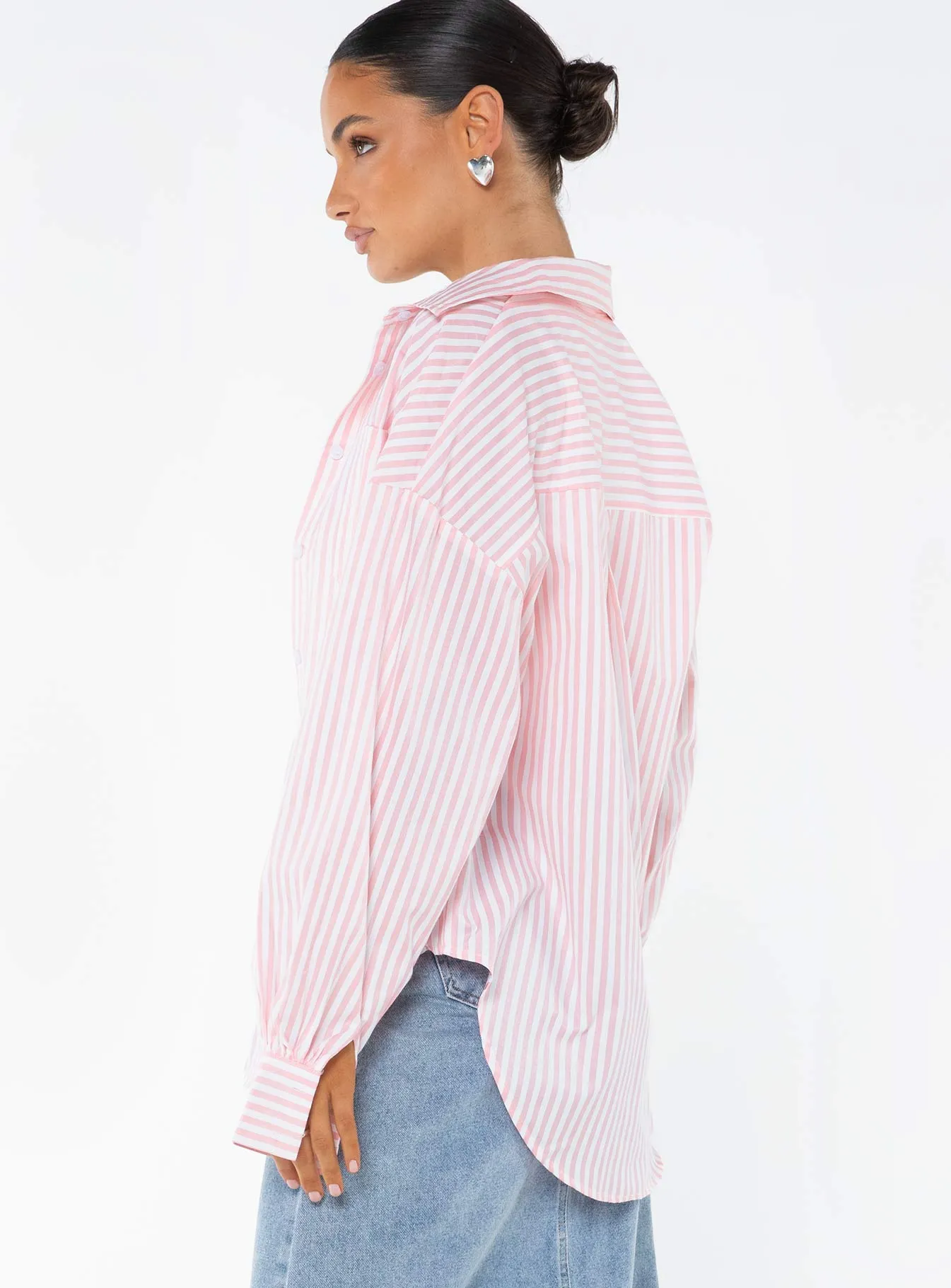 Swindon Shirt Pink Stripe sold by Princess Polly product image thumbnail 5