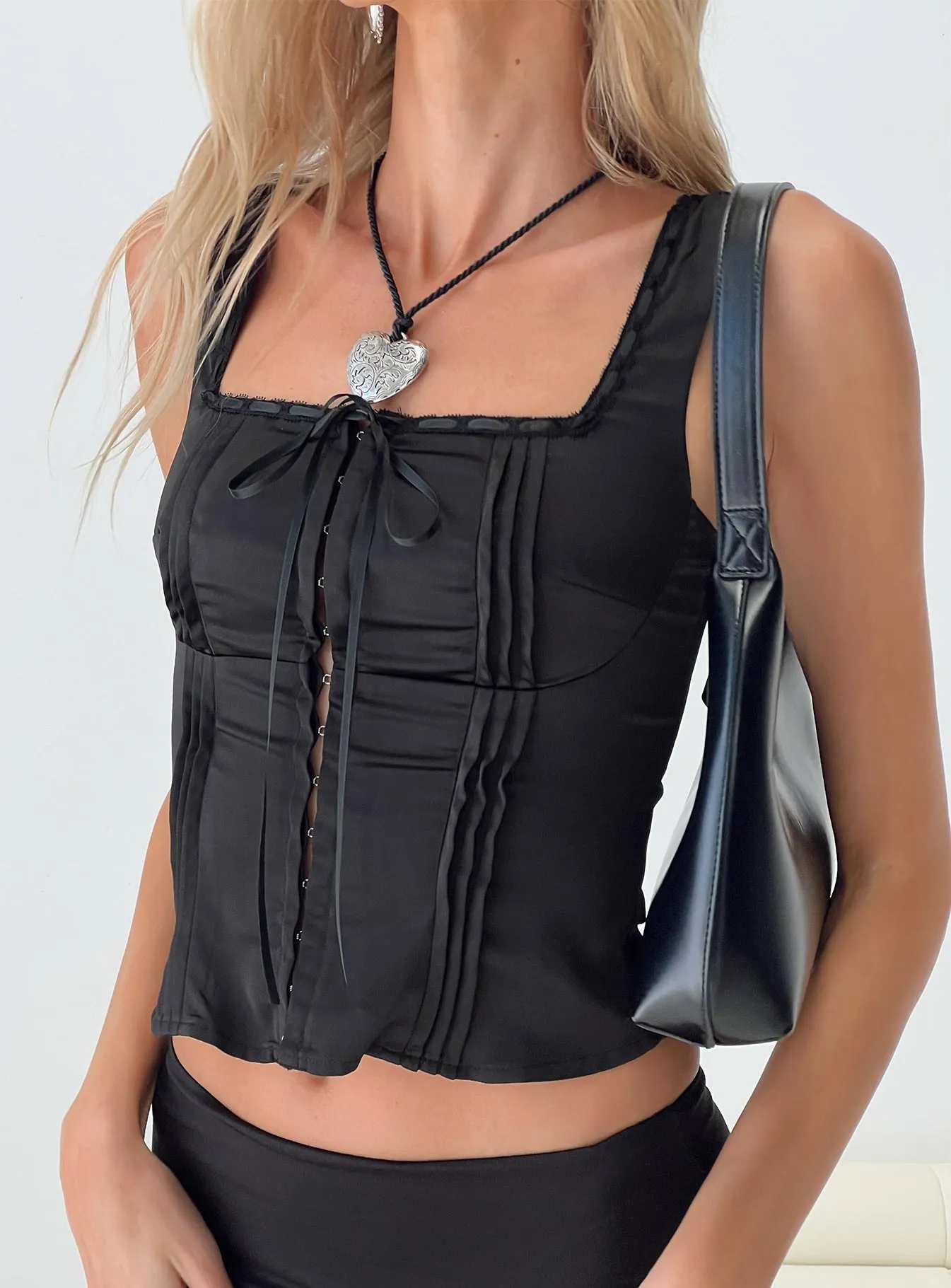 Chalamet Top Black sold by Princess Polly product image thumbnail 2