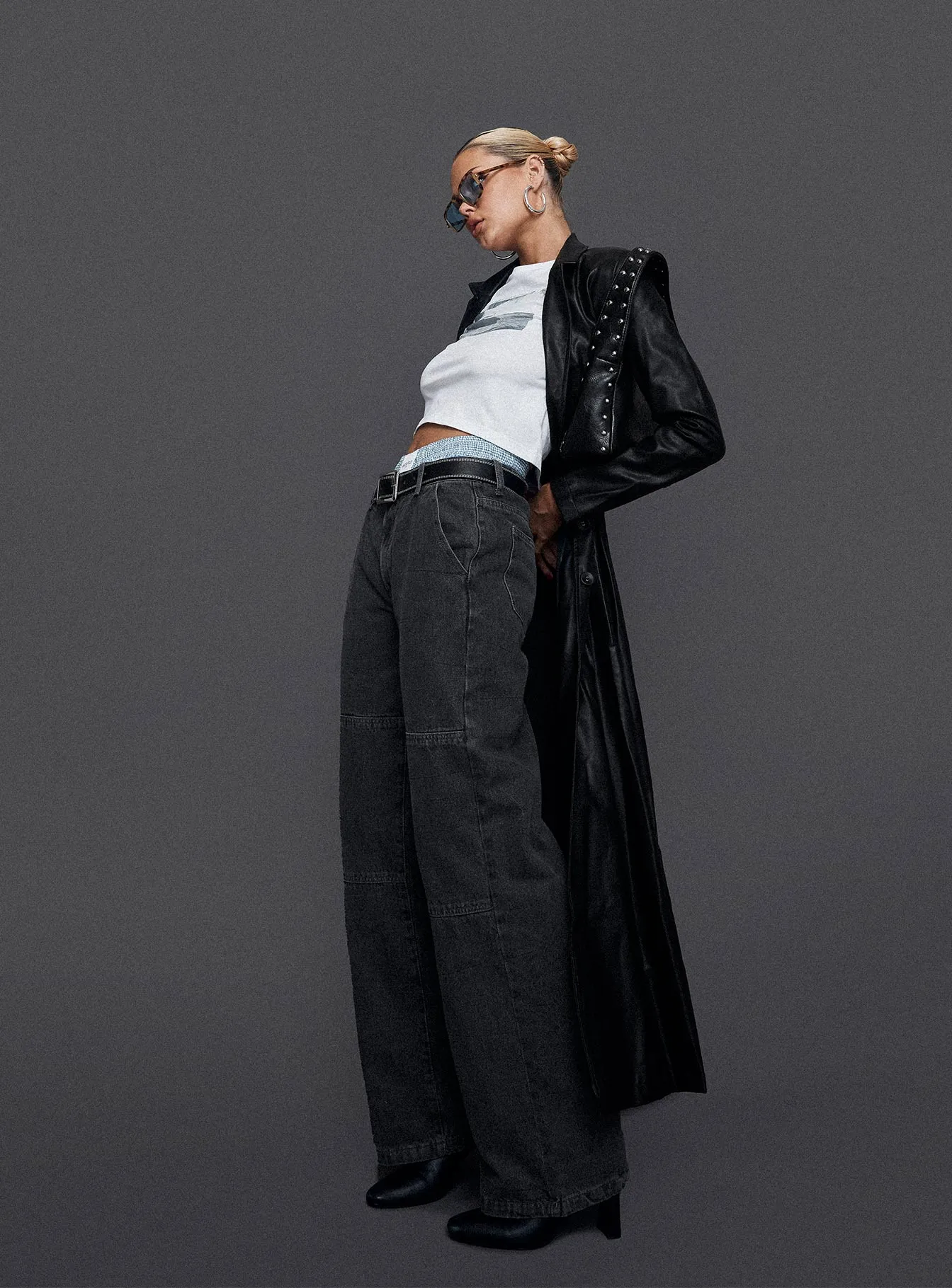 Freedom Jeans Washed Charcoal sold by Princess Polly