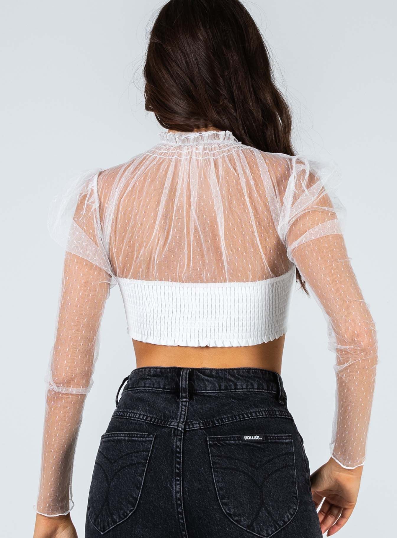 Kelsey Top White sold by Princess Polly product image thumbnail 5