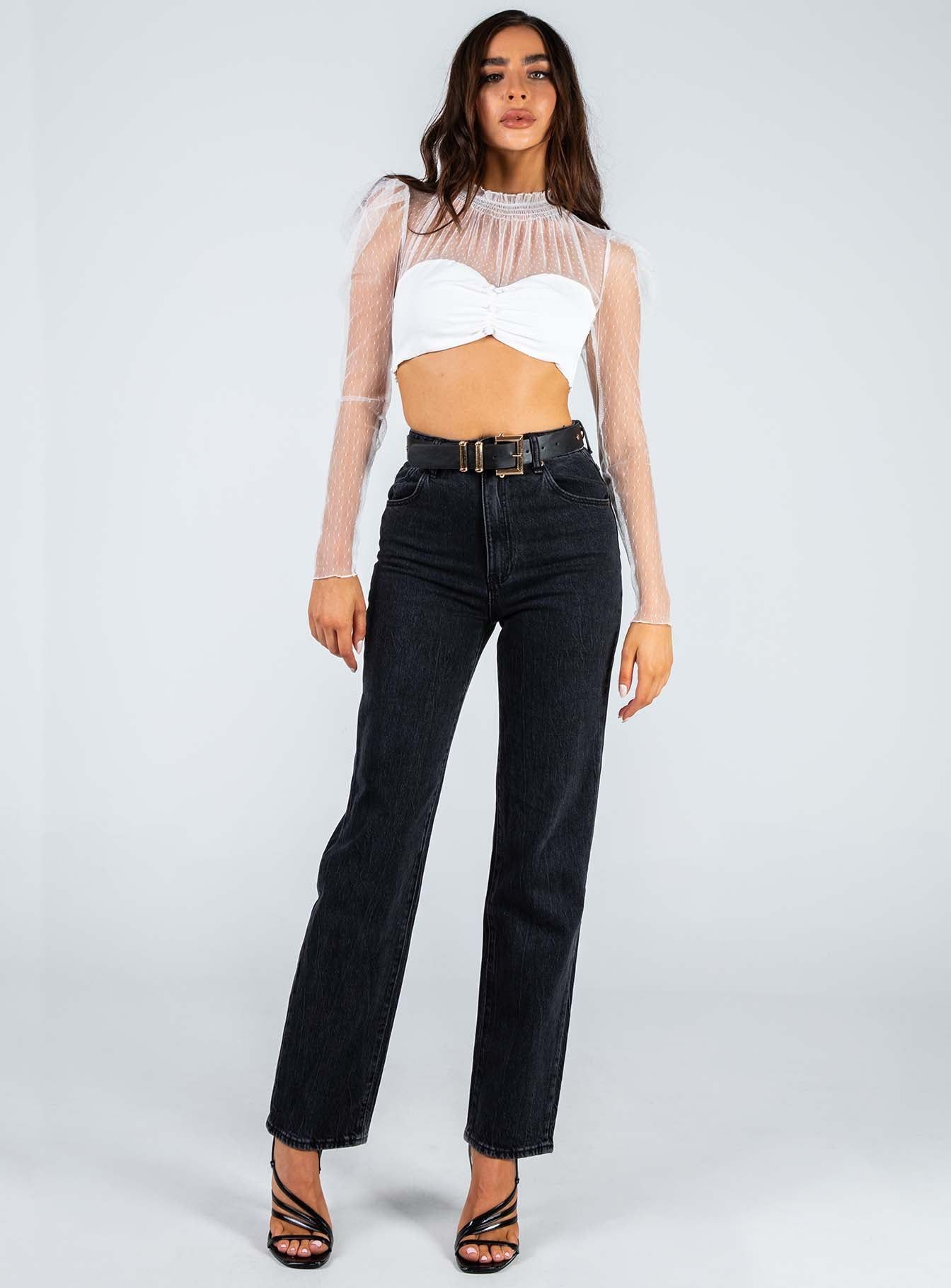 Kelsey Top White sold by Princess Polly product image thumbnail 3