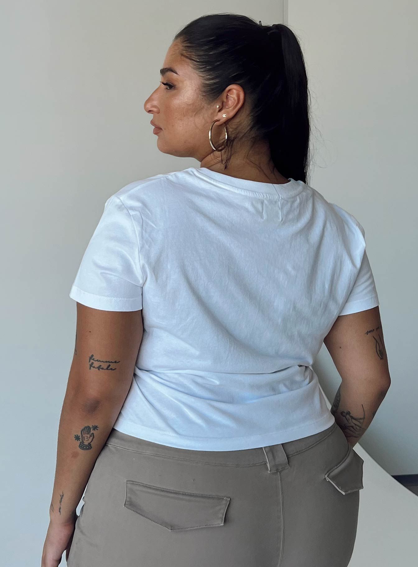 Shake It Graphic Tee White Curve sold by Princess Polly product image thumbnail 4