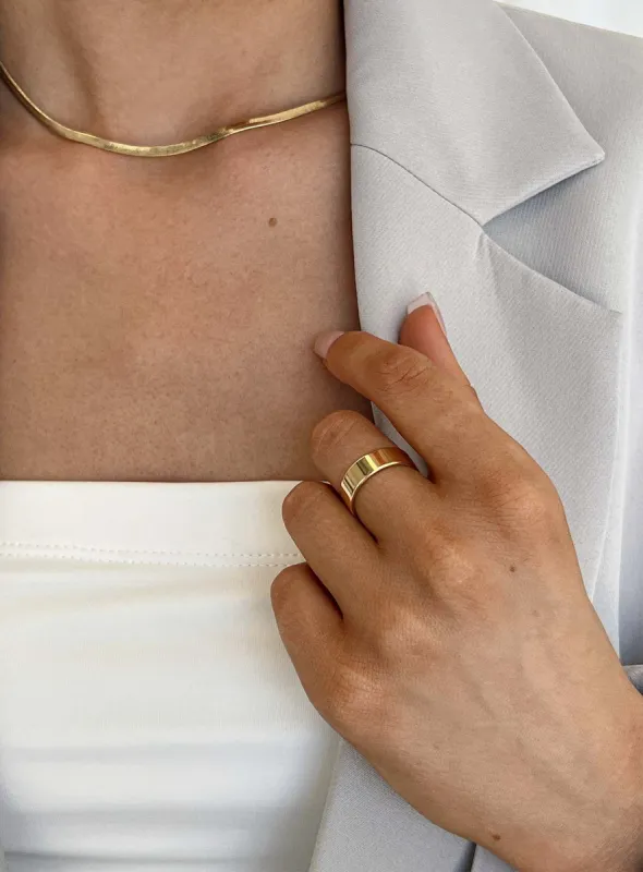 Dami Gold Plated Ring made by Princess Polly