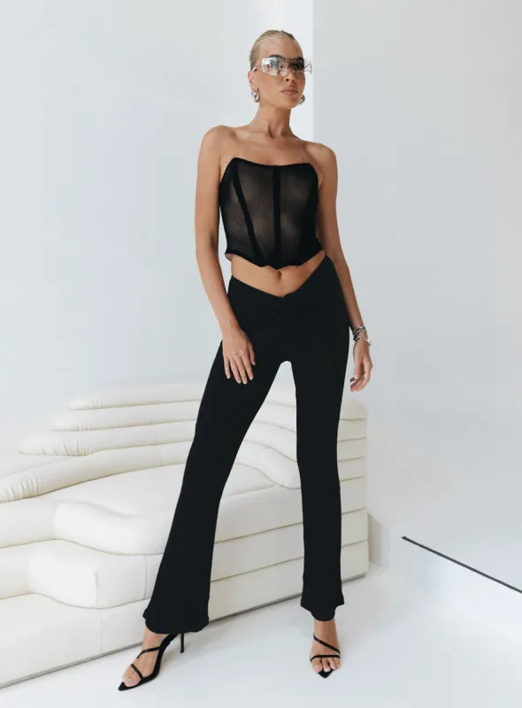 Imogen Pants Black Tall sold by Princess Polly