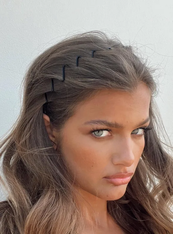 Mckee Headband Black sold by Princess Polly
