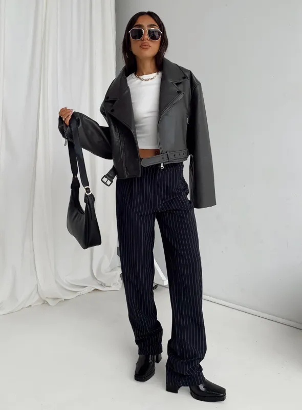 Titius Pant Navy Tall sold by Princess Polly