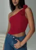 Pillai One Shoulder Top Red sold by Princess Polly