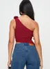 Pillai One Shoulder Top Red sold by Princess Polly