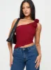 Pillai One Shoulder Top Red sold by Princess Polly