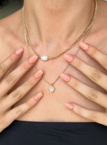 Hold Me Close Necklace Set Gold sold by Princess Polly