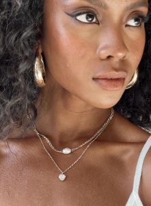 Hold Me Close Necklace Set Gold sold by Princess Polly