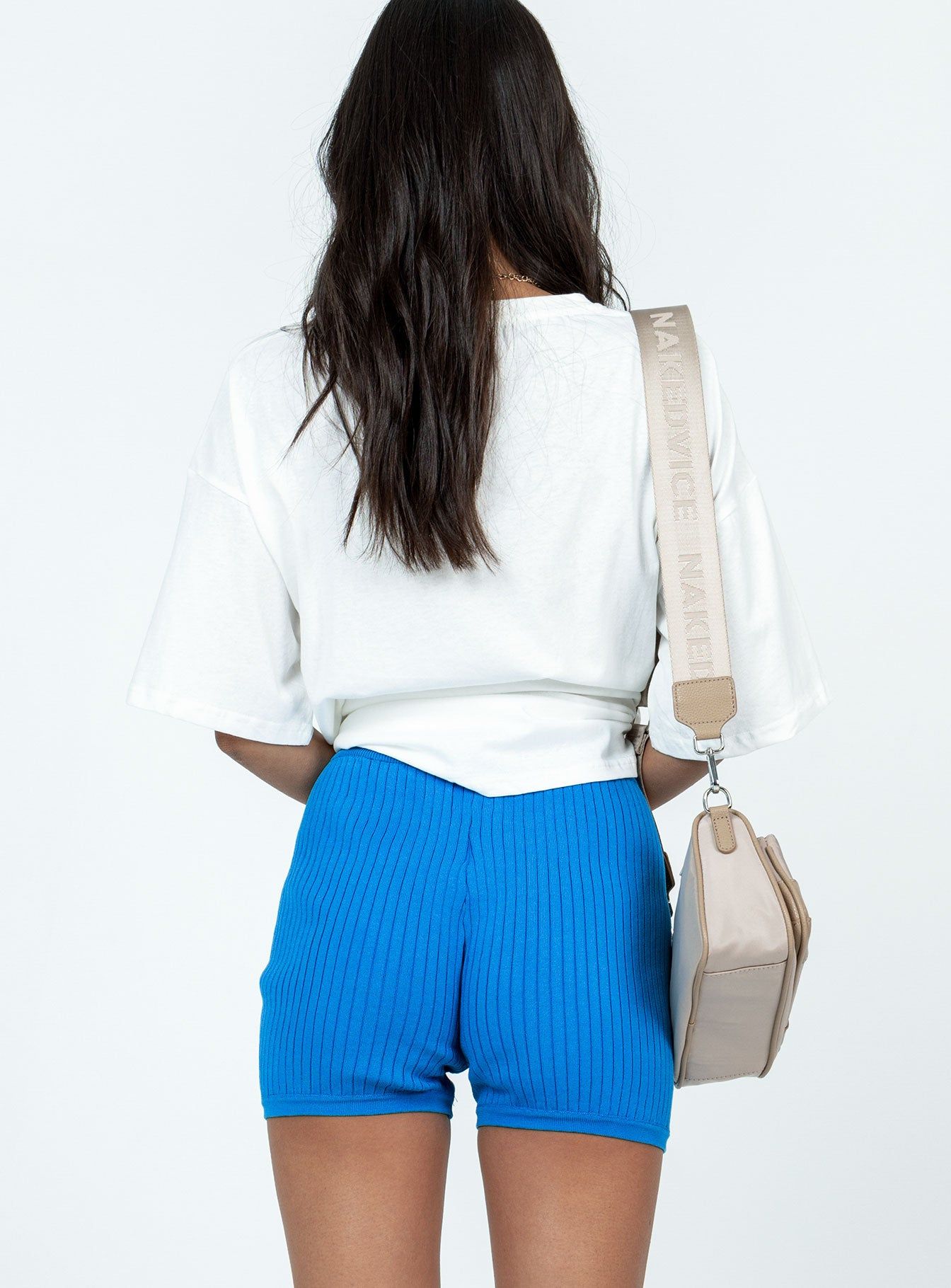 Reese Knit Short Blue sold by Princess Polly product image thumbnail 5