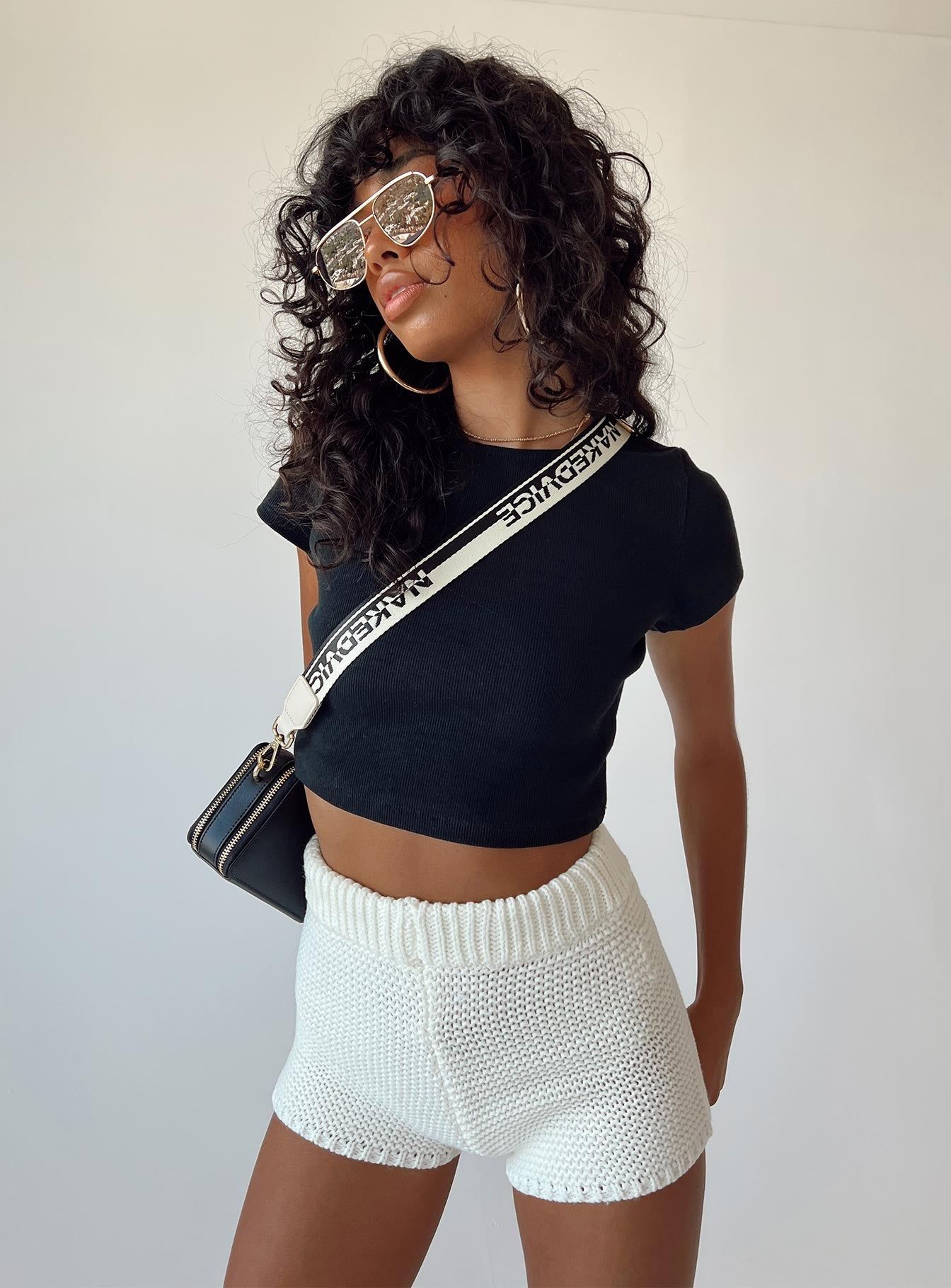 Julianna Shorts White sold by Princess Polly