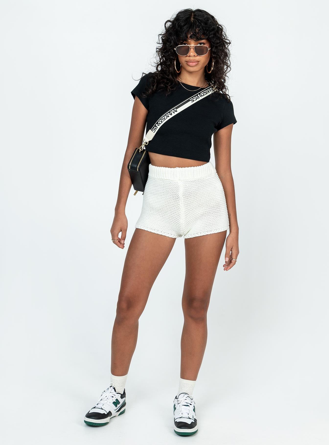 Julianna Shorts White sold by Princess Polly product image thumbnail 3