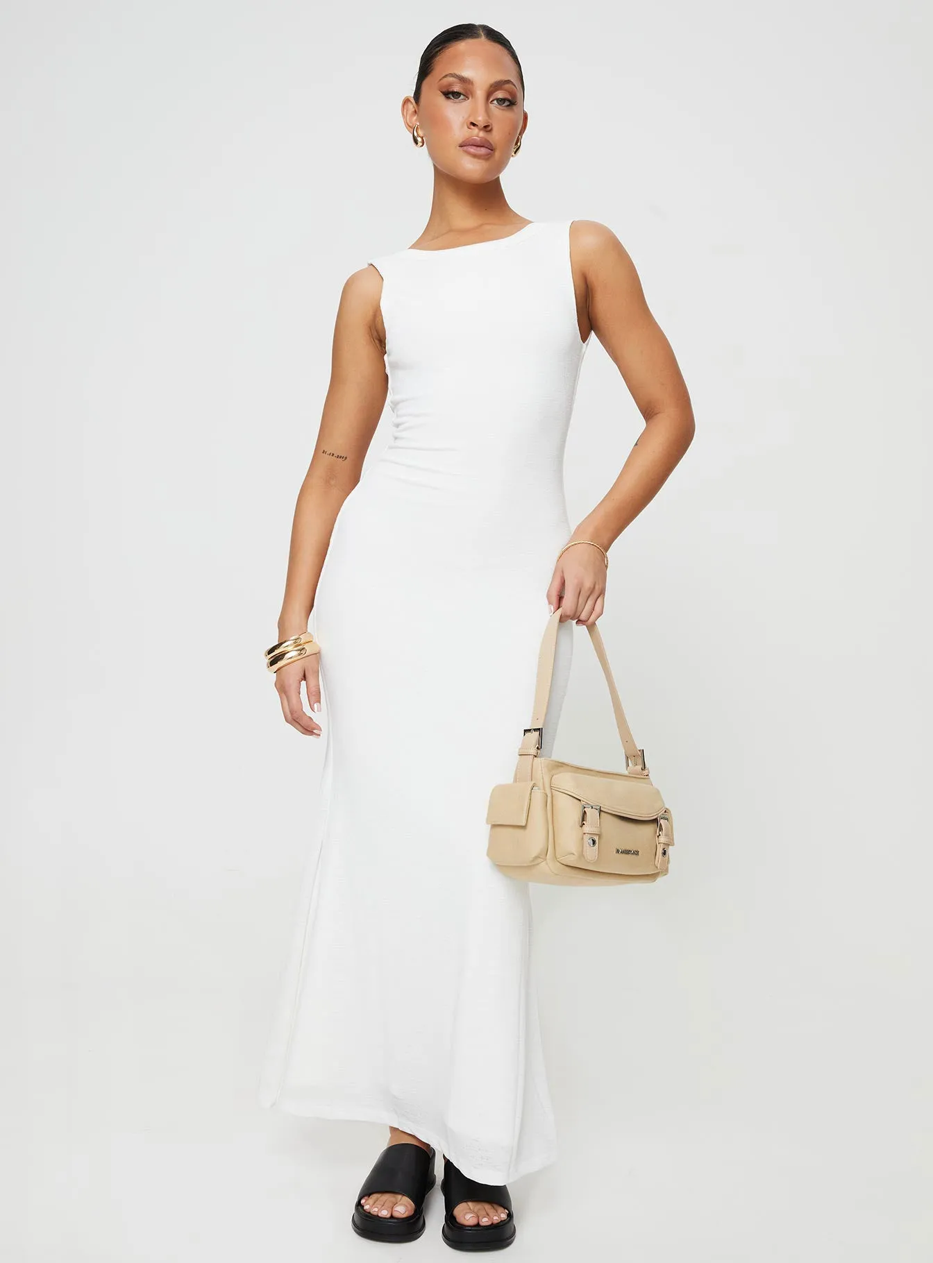 Ashen Maxi Dress White sold by Princess Polly product image thumbnail 2