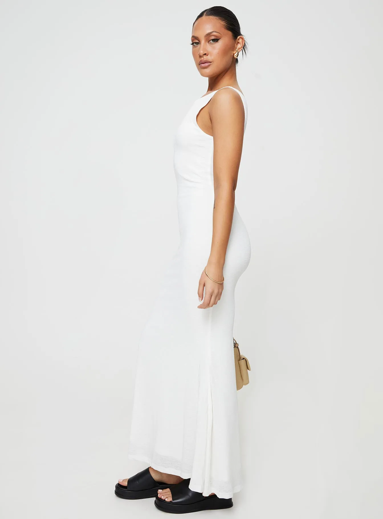 Ashen Maxi Dress White sold by Princess Polly product image thumbnail 4