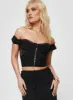 Cooloola Corset Top Black sold by Princess Polly