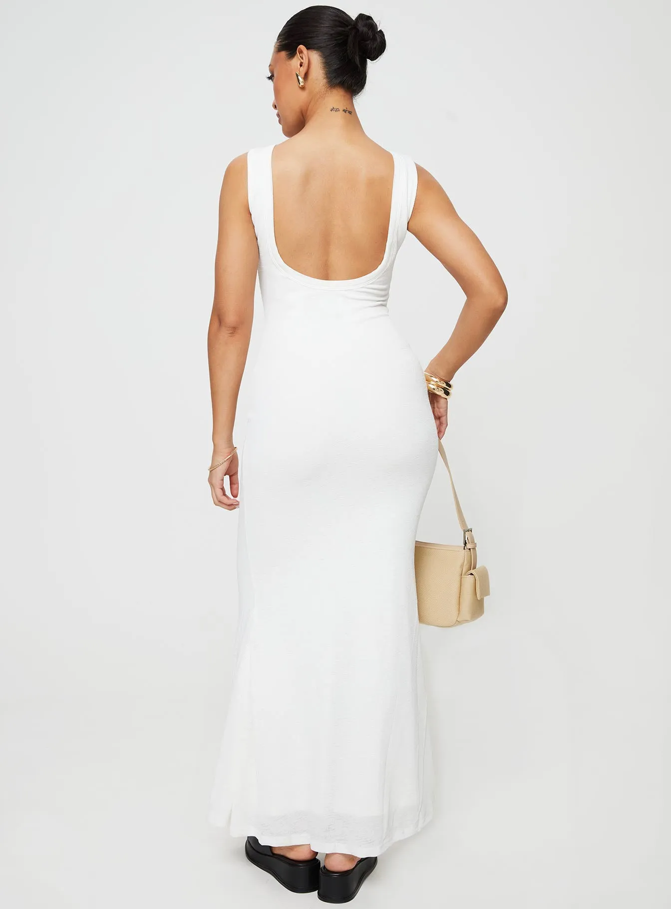 Ashen Maxi Dress White sold by Princess Polly product image thumbnail 5