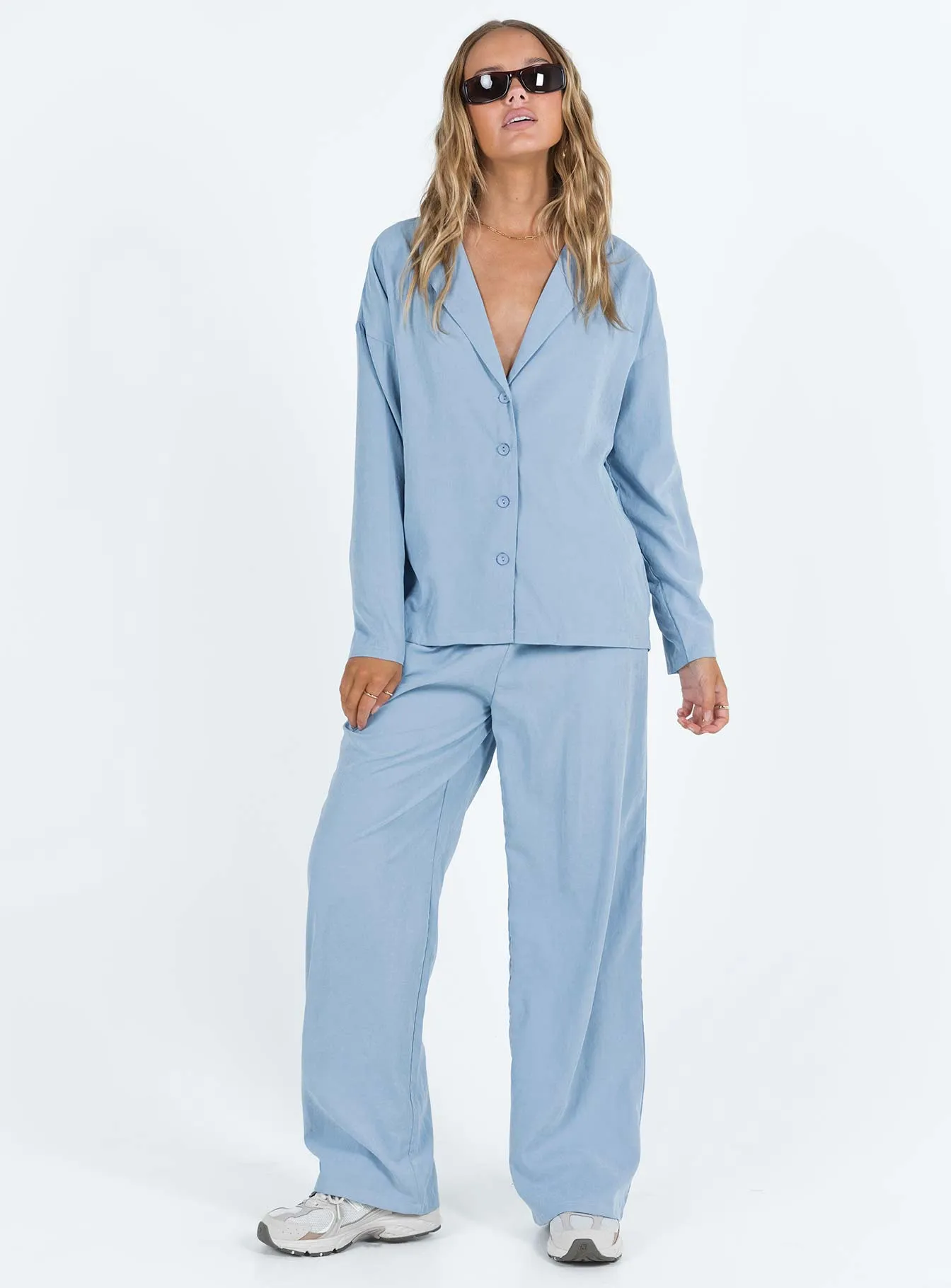 Sailing Set Dusty Blue sold by Princess Polly product image thumbnail 2