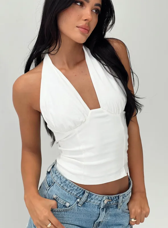 Coralina Top White sold by Princess Polly