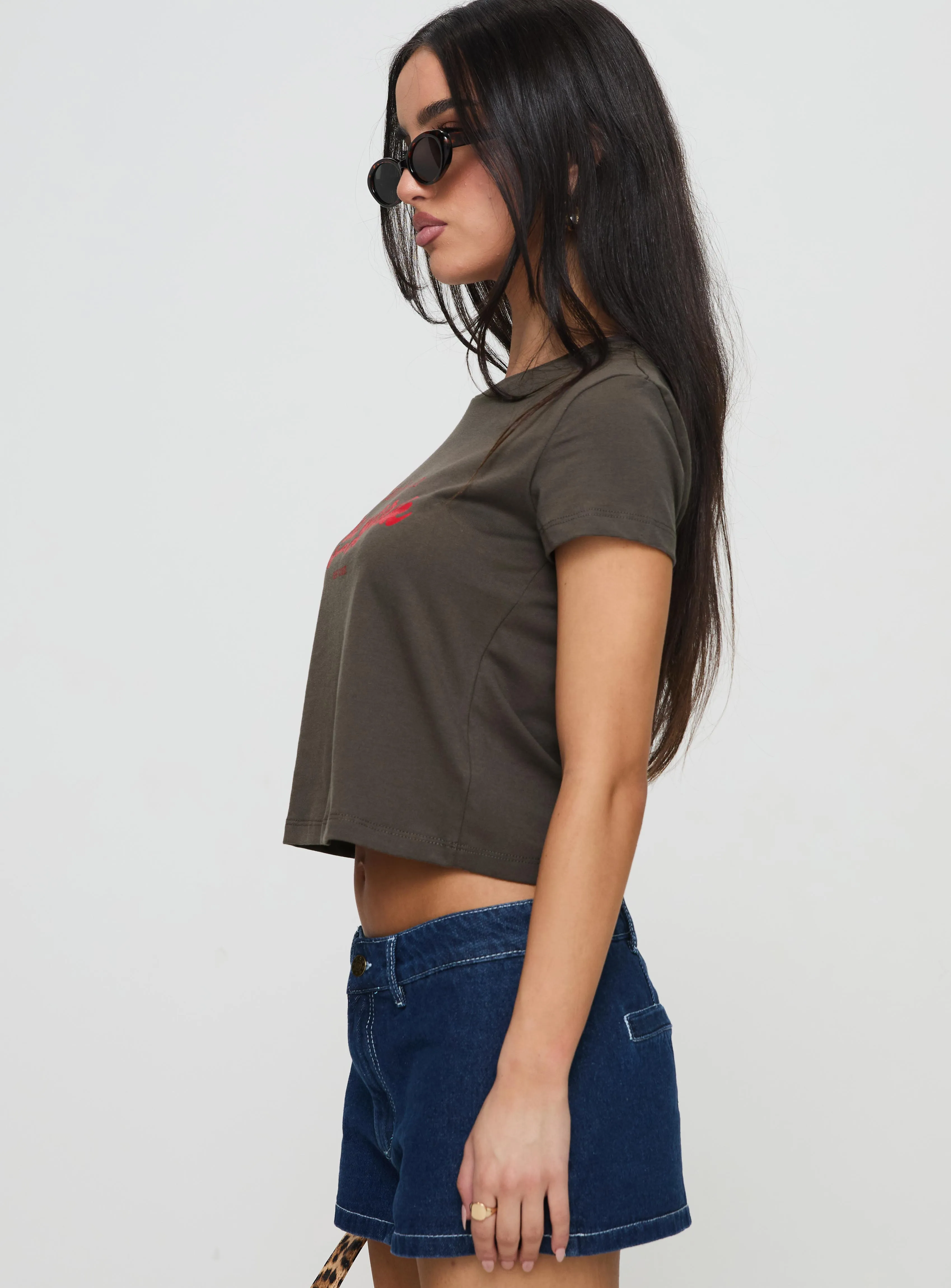East Coast Nyc Tee Charcoal sold by Princess Polly product image thumbnail 4