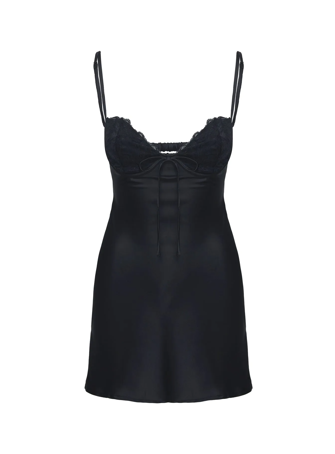 Fadyen Mini Dress Black sold by Princess Polly product image thumbnail 5